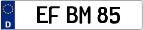 Truck License Plate